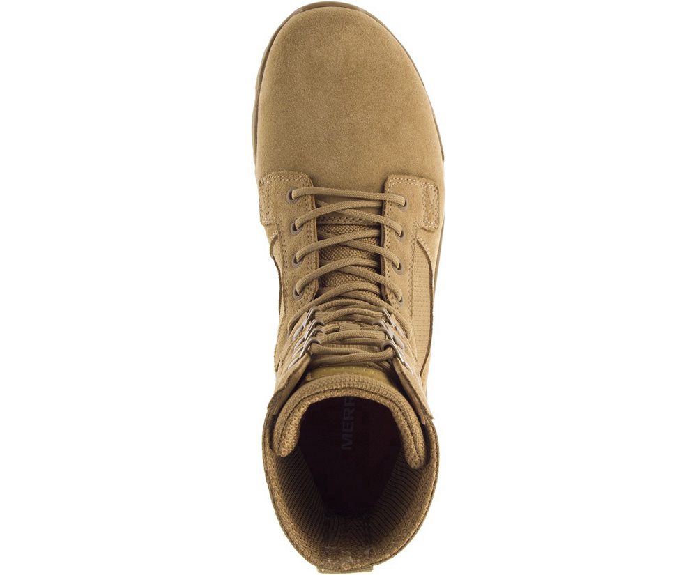 Merrell Boots Khaki - MQC 2 Tactical Wide Width - Mens 87HGQRIDY